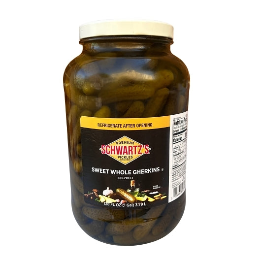 Schwartz's Sweet 171 To 184 Count Pickle Gherkin Bulk, 4 x 1 GA Case - DOT product image 2
