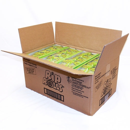 Rip Rolls Green Apple Display Carton, 12 x 24 x 1.4 oz Case - DOT product image 8