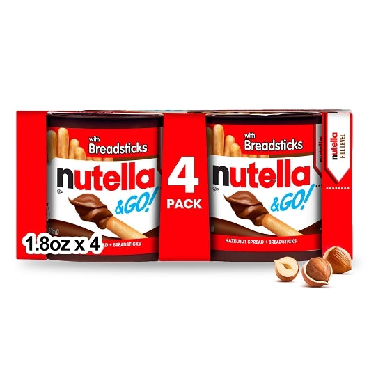 Nutella & Go! Hazelnut Spread with Breadsticks, 24 x 1.8 oz Case - Breads, Rolls & Buns - image 2