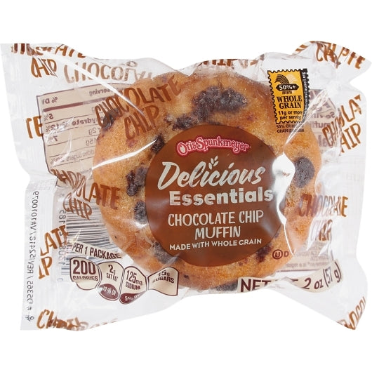 Otis Spunkmeyer Individually Wrapped Whole Grain Chocolate Chip Muffin, 72 x 2 oz Case - DOT product image 2