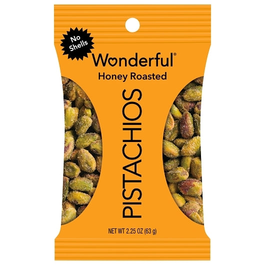 (Price/Case)Wonderful Pistachios HR0146A25M No Shell Honey Roast - DOT product image 2