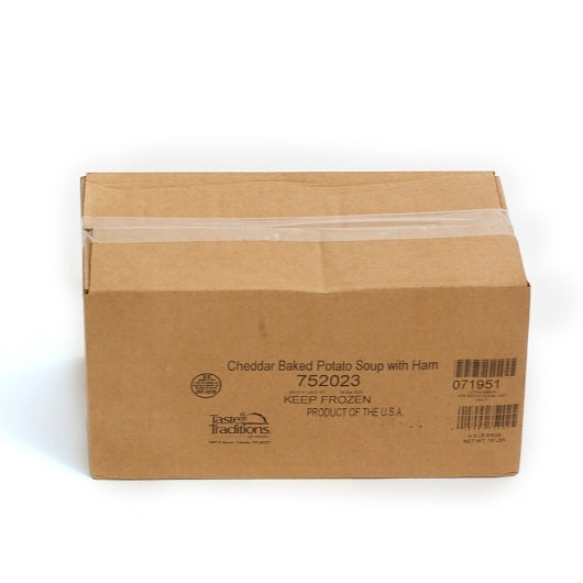 Taste Traditions Retail Cheddar Baked Potato with Ham Soup, 6 x 3 lb Case - DOT product image 2