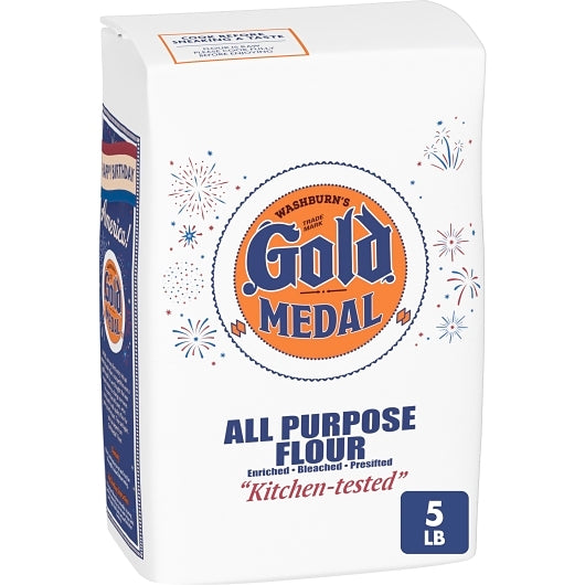 Gold Medal Fully Enriched, Bleached & Pre-Sifted All Purpose Flour, 8 x 5 lb Case - DOT product image 8