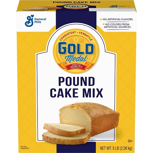 Gold Medal Pound Cake Mix, 6 x 5 lb Case - DOT product image 2