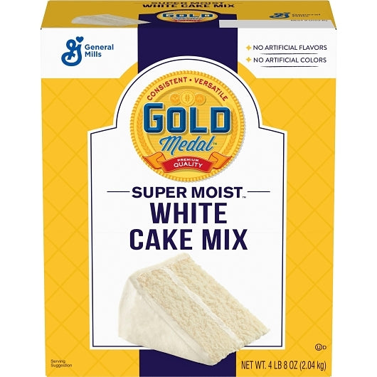 Gold Medal Supermoist White Cake Mixs, 6 x 4.5 lb Case - DOT product image 2