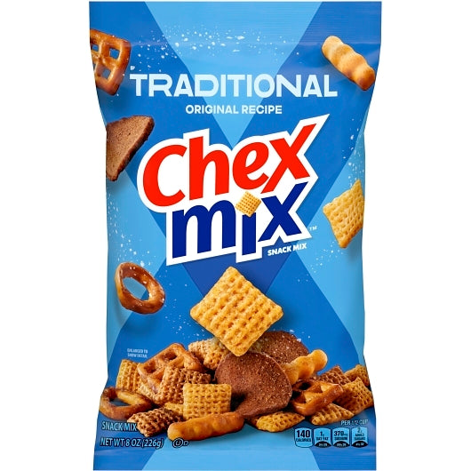 Chex Mix Savory Traditional Snack Mix, 12 x 8 oz Case - Popcorn, Pretzels & Snack Mix - image 2