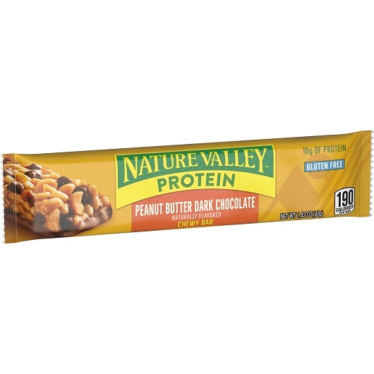 Nature Valley Peanut Butter Dark Chocolate Chewy Protein Bar, 8 x 16 x 1.42 oz Case - DOT product image 8