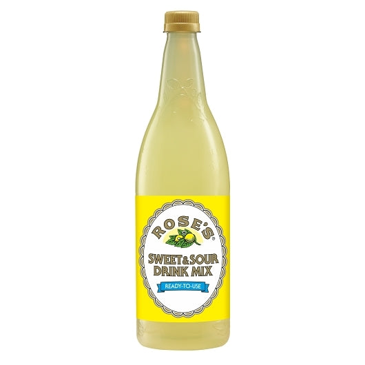 Rose's Sweet & Sour Cocktail Mixer, 12 x 1 LT Case - DOT product image 2