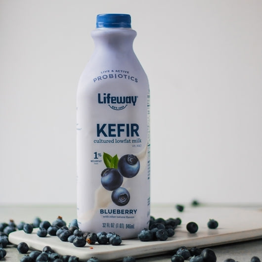 Lifeway Low Fat Blueberry Kefir, 6 x 32 fl oz Case - DOT product image 2