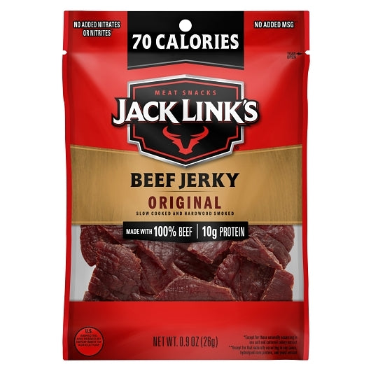 Jack Link's Original Beef Jerky, 48 x 0.9 oz Case - Alternate product angle or state