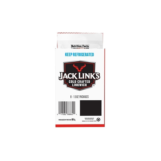 Jack Link's Beef And Pork Hard Salami And Colby Jack Cheese, 2 x 8 x 1.5 oz Case - DOT product image 8