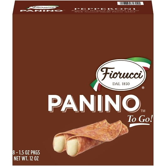 Fiorucci Foods Pepperoni & Mozzarella Panino, 2 x 8 x 1.5 oz Case - DOT product image 2