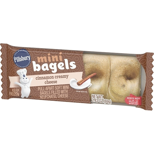 Pillsbury Cinnamon Creamy Cheese Mini Bagels, 72 x 2.43 oz Case - DOT product image 8