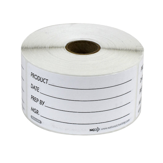 NCCO National Checking 2X4 Removable Product Labels, 1 x 500 each Case - Guest Checks & Register Rolls