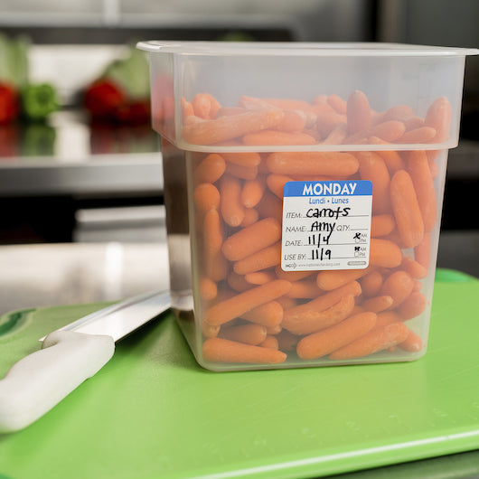 NCCO Removable Labels Monday, 1 x 500 each Case - Food Labels & Day Labels - image 2
