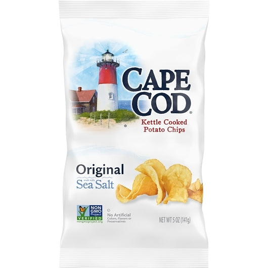 Cape Cod Original Salted Potato Chips, 8 x 5 oz Case - DOT product image 2