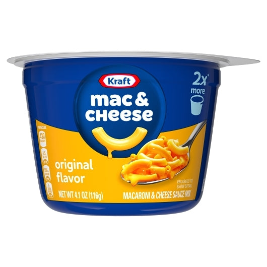 Kraft Original Easy Macaroni & Cheese, 8 x 116 GR Case - DOT product image 2