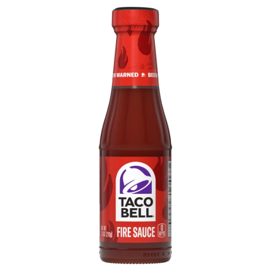 Taco Bell Fire Sauce Hot Sauce Bottle, 12 x 7.5 oz Case - Condiments & Sauces - image 2