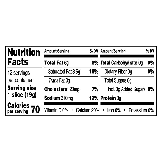 Kraft Deli Deluxe American Cheese, 12 x 226 GR Case - DOT product image 8