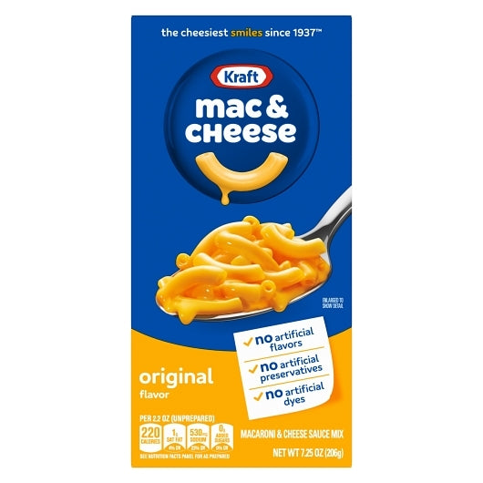 Kraft Macaroni & Cheese Entree, 35 x 7.25 oz Case - DOT product image 2