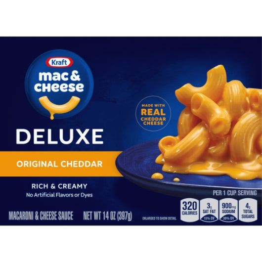 Kraft Entree Deluxe Macaroni & Cheese Dinner, 24 x 397 GR Case - DOT product image 2