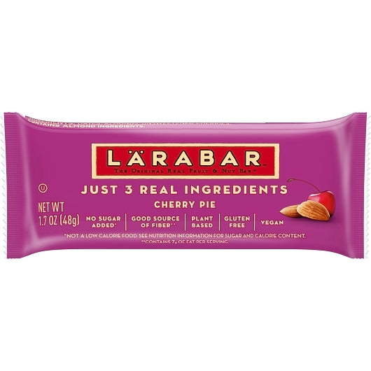 Larabar Gluten-Free Vegan Cherry Pie Bar, 4 x 16 x 1.7 oz Case - DOT product image 2