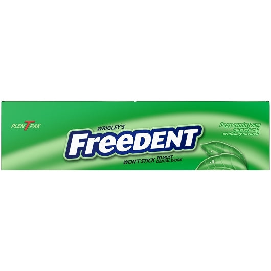 Freedent Gum Peppermint Plenty Packs, 30 x 12 x 15 PC Case - Alternate product angle or state