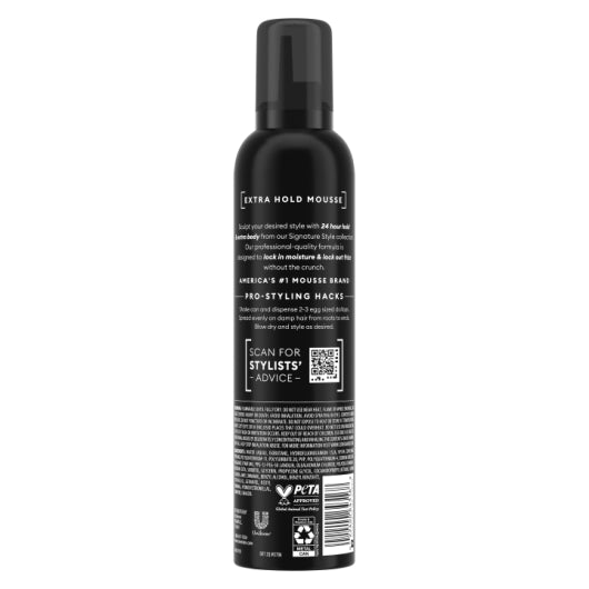 Tresemme Extra Firm Control Humidity Resistance Tres Extra Hold Mousse, 2 x 3 x 10.5 fl oz Case - Alternate product angle or state