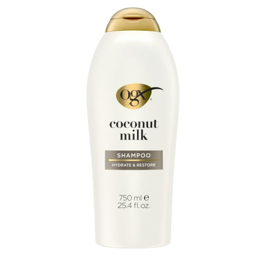 OGX Coconut Milk Shampoo, 4 x 25.4 oz Case - Health & Personal Care - image 2
