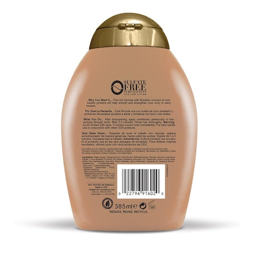 OGX Brazilian Keratin Conditioner, 4 x 385 ML Case - DOT product image 2