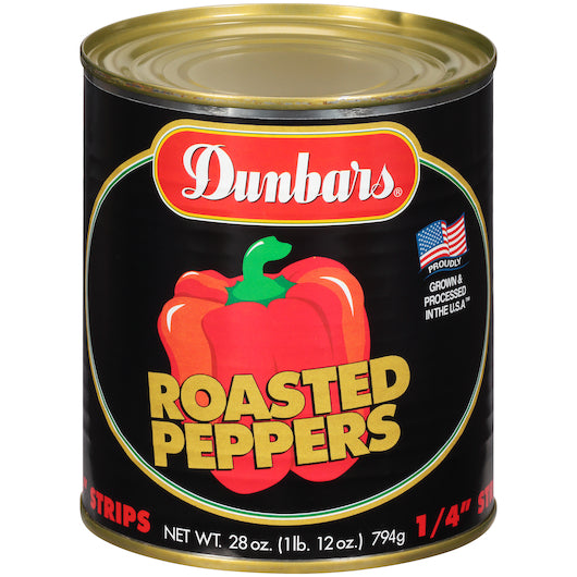 Dunbars Sweet Roasted Red Pepper Strips (28 Oz. Can, 12 Cans Per Case) - DOT product image 2
