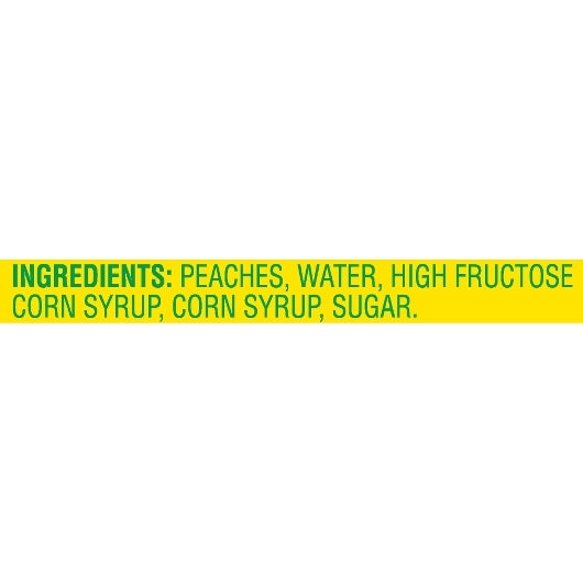 Del Monte Yellow Clingstone Peaches Sliced in Heavy Syrup, 12 x 8.5 oz Case - DOT product image 7