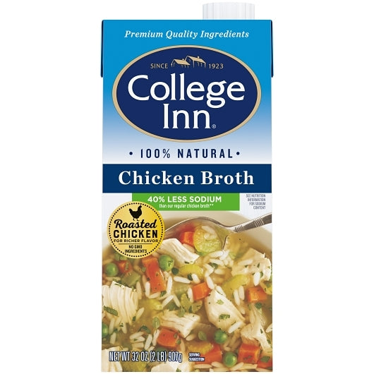 College Inn Aseptic Chicken Broth, 12 x 32 oz Case - DOT product image 2