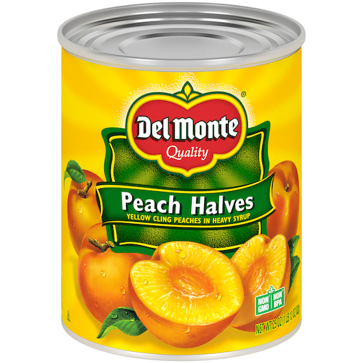 Del Monte Yellow Clingstone Peach Halves in Heavy Syrup, 6 x 29 oz Case - DOT product image 6