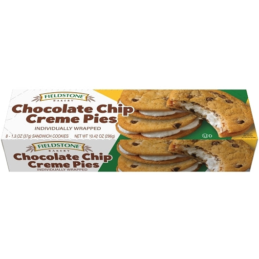 Fieldstone Chocolate Chip Creme Pie, 16 x 8 x 0.08 lb Case - Bakery & Desserts - image 2