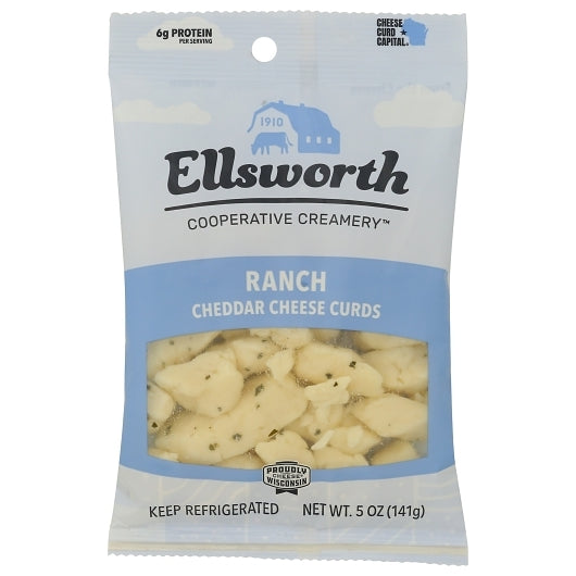 ELLSWORTH Cheese Curd Natural Ranch Seasoning White Cheddar Cheese Curds, 12 x 5 oz Case - DOT product image 2