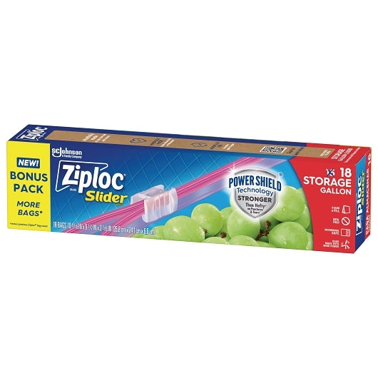 Ziploc Slider Storage Gal 18Ct, 12 x 18 ct Case - Disposables - image 2