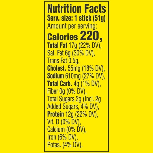 Slim Jim Deli Style Smoked Meat Snack Sticks, 6 x 18 x 1.8 oz Case - DOT product image 8