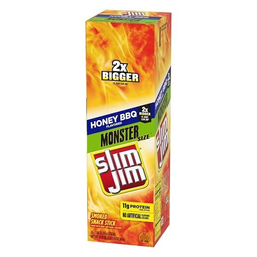 Frontier Herb Organic Monster Honey Barbecue Flavored Smoked Meat Snack Sticks, 6 x 18 x 1.94 oz Case - DOT product image 8