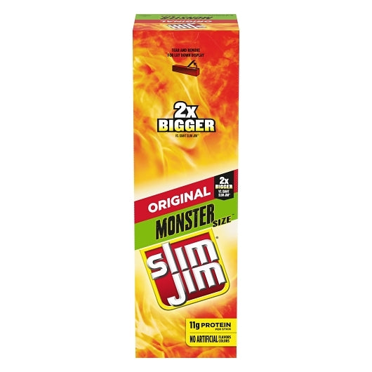 Slim Jim Conagra Dry Retail Monster Original 1.94 oz 18 count (PACK OF 6) - DOT product image 2