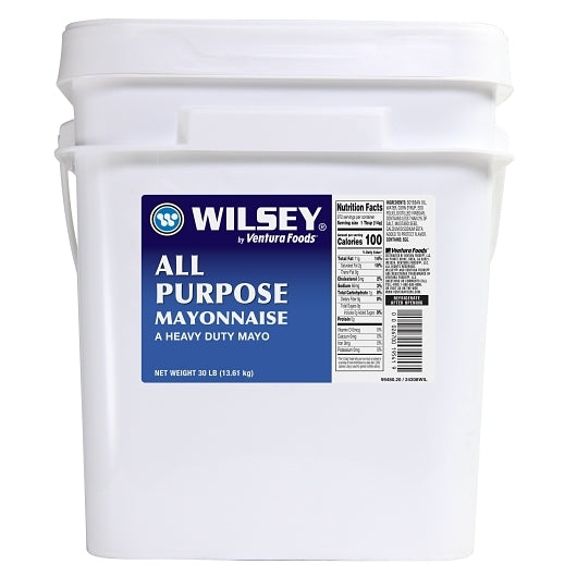 Wilsey All Purpose Mayonnaise Heavy Duty Square Pail, 1 x 30 lb Case - Condiments & Sauces - image 2