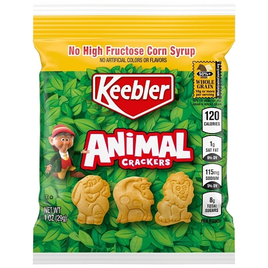 Keebler Animal Cracker Cookies, 150 x 1 oz Case - Crackers & Grahams - image 2