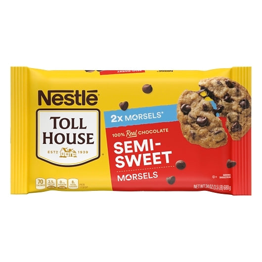 Toll House Display Chocolate Semisweet Morsels, 12 x 1.5 lb Case - Candy & Confections - image 2
