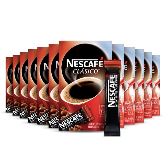 Nescafe Instant Coffee Clasico Stick, 12 x 7 x 0.07 oz Case - Coffee & Tea - image 2