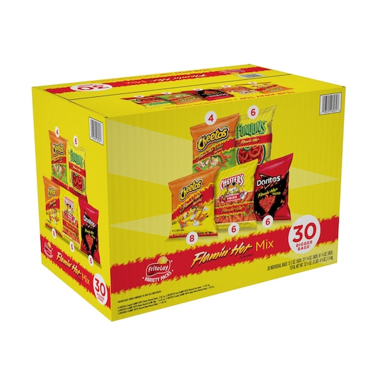 Frito Lay Variety Pack Lss Flamin' Hot Mix, 2/30 Cnt, 2 x 30 ct Case - Pantry Ingredients - image 2