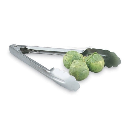 Vollrath 9.5 Inch Stainless Steel Utility Tong, 1 x 1 each Case - Kitchen Equipment