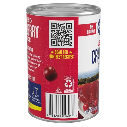 Ocean Spray Jellied Cranberry Sauce, 24 x 14 oz Case - DOT product image 2