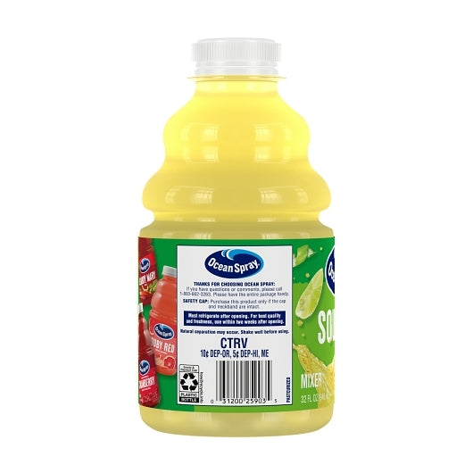 Ocean Spray Bar Pac Sour Mix Cocktail Mixer, 12 x 32 fl oz Case - DOT product image 2