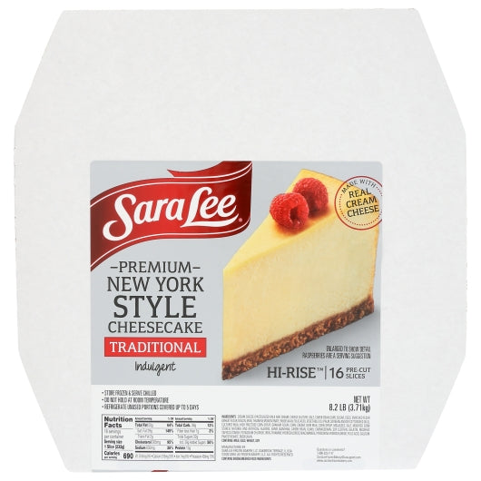 Sara Lee 10 Inch Hi-Rise Restaurant Reserve New York Style Cheesecake, 16 Slices per Cheesecake, 2 x 131 oz Case - DOT product image 2