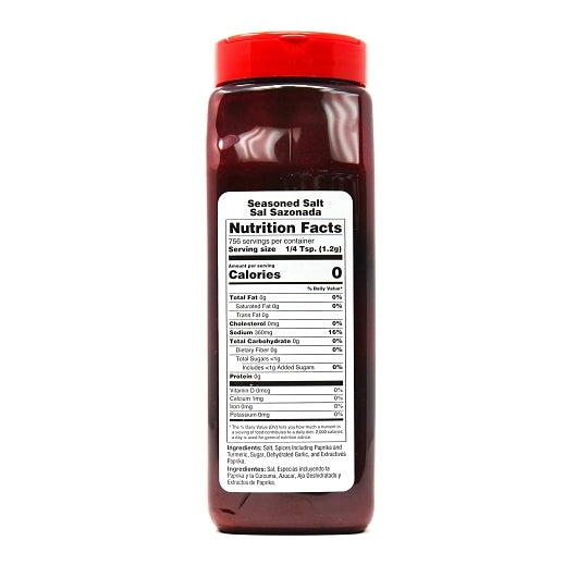 Badia Seasoned Salt, 6 x 2 lb Case - Alternate product angle or state